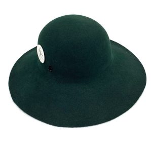 Cloche Mühlbauer Antilopfilz dunkelgrün | 58