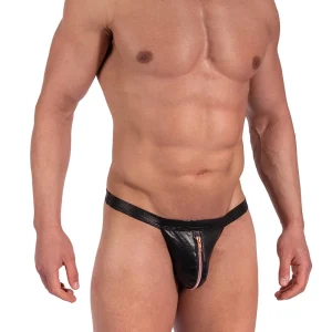 Manstore Zipped String M2369 - black